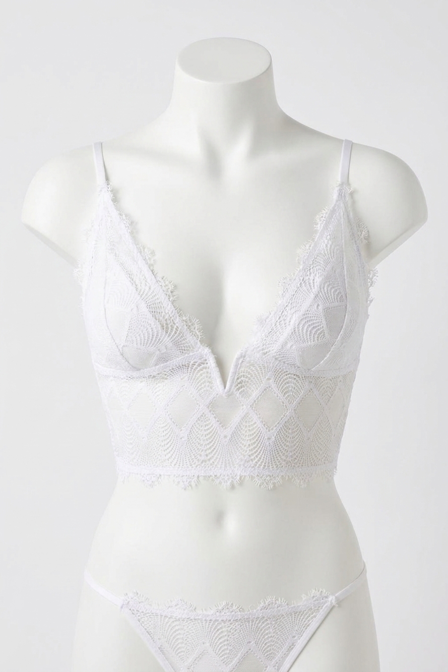 NEW COSABELLA allure cropped cami in white